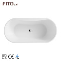 Customized Professional Bathtubs White Acrylic Freestanding Bathroom Bathtub